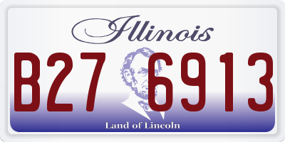 IL license plate B276913