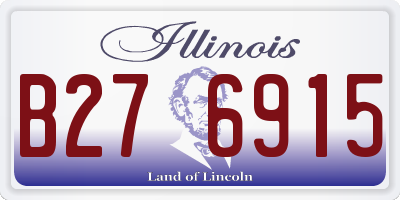 IL license plate B276915