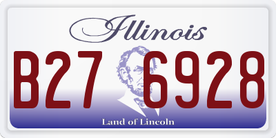 IL license plate B276928