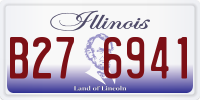 IL license plate B276941