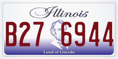 IL license plate B276944