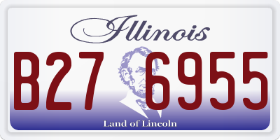 IL license plate B276955