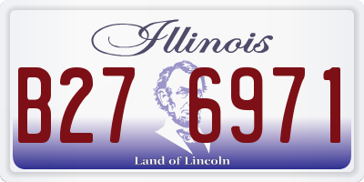 IL license plate B276971