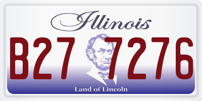 IL license plate B277276