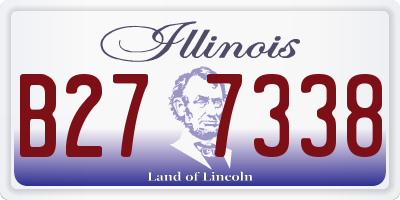 IL license plate B277338