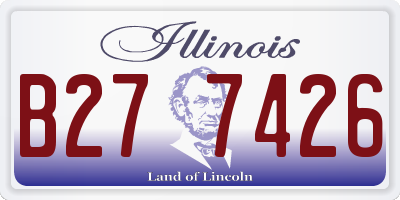 IL license plate B277426