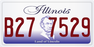 IL license plate B277529