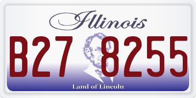 IL license plate B278255