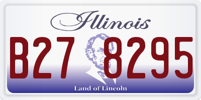 IL license plate B278295