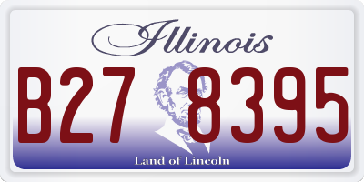 IL license plate B278395