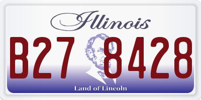 IL license plate B278428