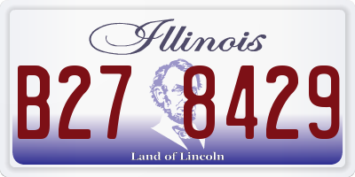 IL license plate B278429