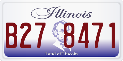 IL license plate B278471