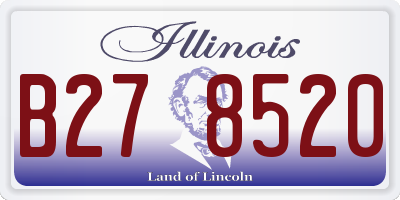 IL license plate B278520