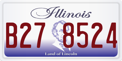 IL license plate B278524