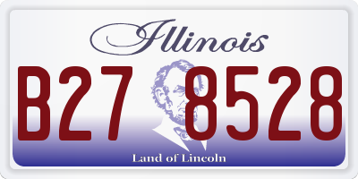 IL license plate B278528