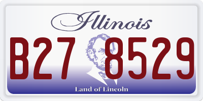 IL license plate B278529