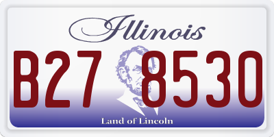 IL license plate B278530