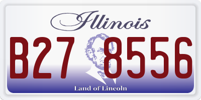 IL license plate B278556