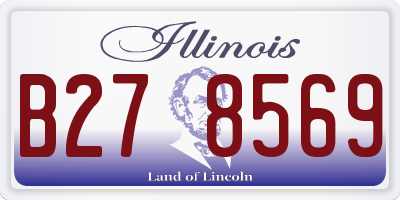 IL license plate B278569