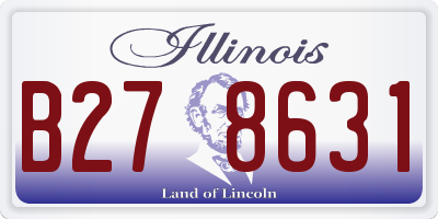 IL license plate B278631