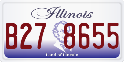 IL license plate B278655