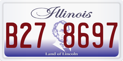 IL license plate B278697