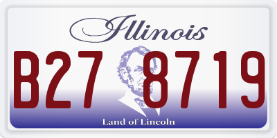 IL license plate B278719