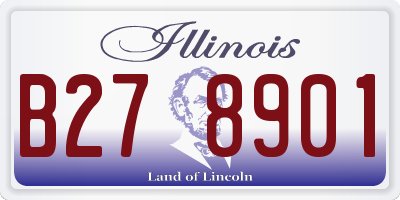 IL license plate B278901