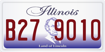 IL license plate B279010