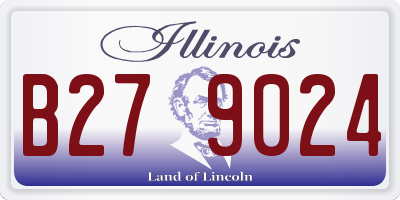 IL license plate B279024