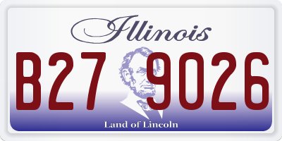 IL license plate B279026
