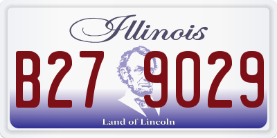 IL license plate B279029