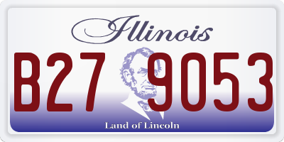 IL license plate B279053