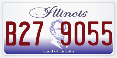 IL license plate B279055