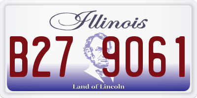 IL license plate B279061
