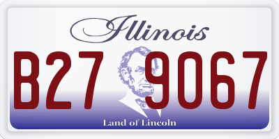 IL license plate B279067