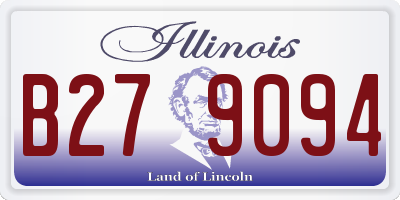 IL license plate B279094
