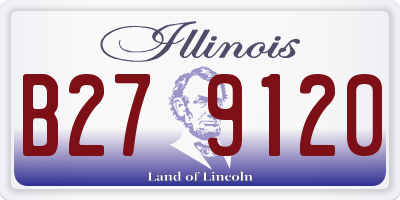 IL license plate B279120