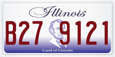IL license plate B279121
