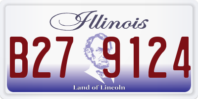 IL license plate B279124