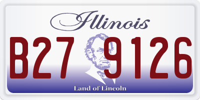 IL license plate B279126