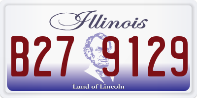 IL license plate B279129