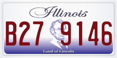 IL license plate B279146