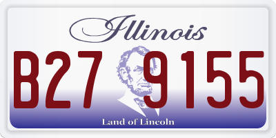 IL license plate B279155
