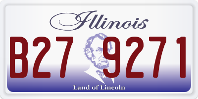 IL license plate B279271