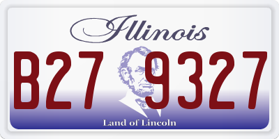 IL license plate B279327