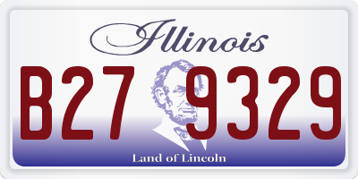 IL license plate B279329