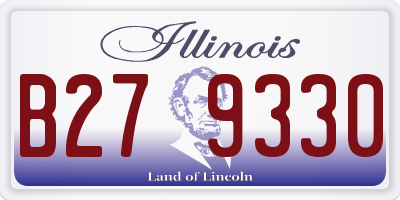 IL license plate B279330