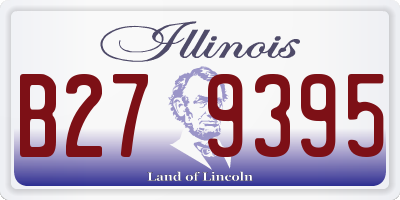 IL license plate B279395